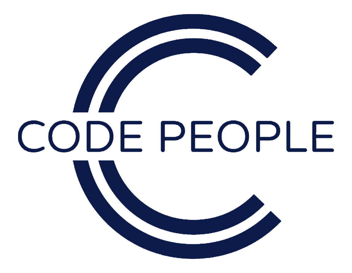 Code people Navy Logo